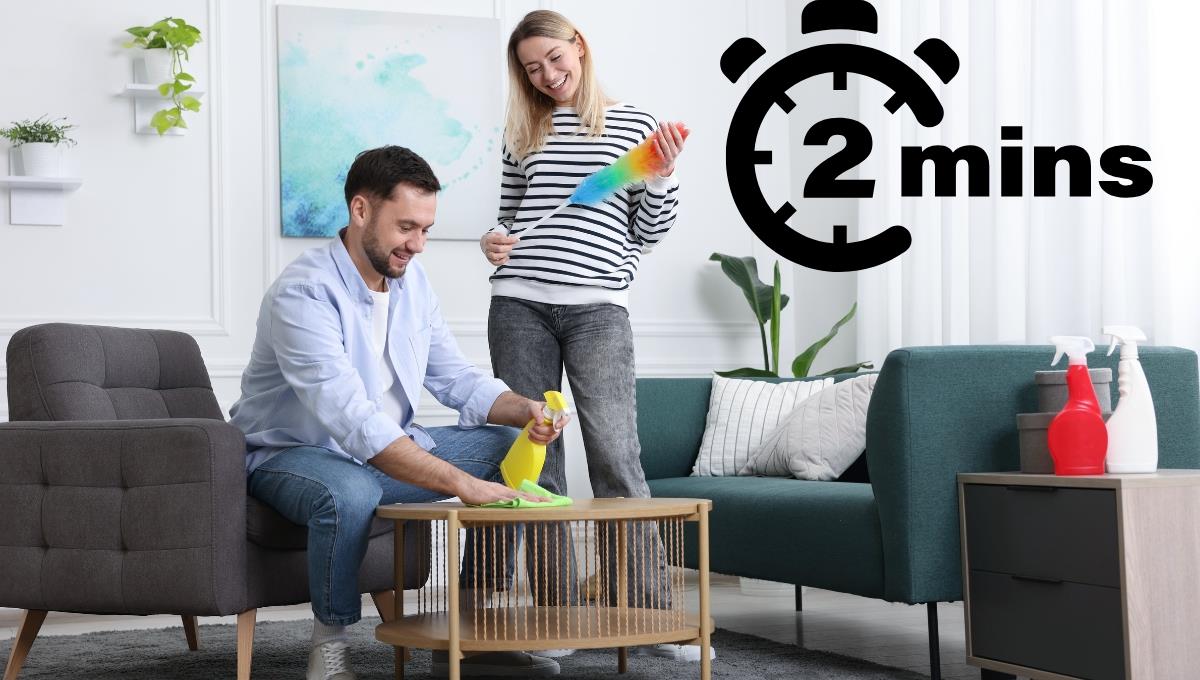 La regla de los 2 minutos: el truco ideal para la decoración de tu casa